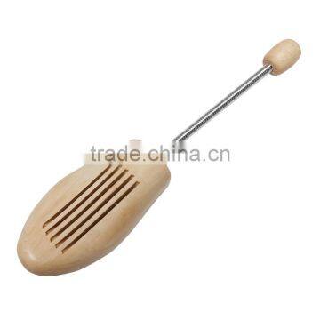 Wooden Type Shoe Stretcher Lotus Wood Shoe Tree With Strong Spring photo-6