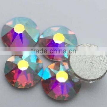 New Design Nail Crystal 16 Face Cut 8 Big+8 Small Facets High Quality Flat Back Non Hotfix Rhinestones Crystal ab Strass photo-3