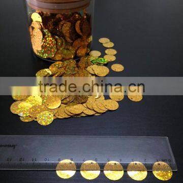 PET round shape laser-bright loose sequin