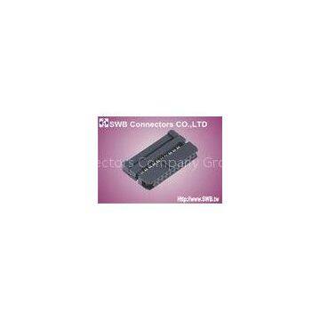 Female Wire to Board 2mm IDC Socket Connector With Strain Relief , Straight Orientation