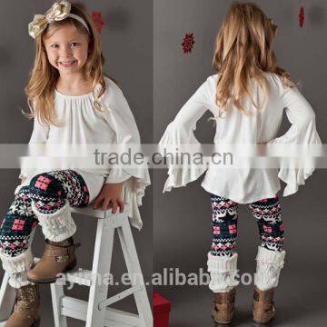 Ruffle Sleeve Sweet Child Clothing Cheap Wholesale Children Clothing Usa photo-6