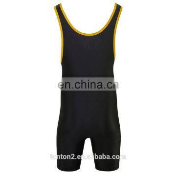 Wholesale Cheap Sublimation Printed Men's Wrestling Singlet photo-2