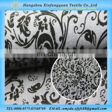 novel design flame retardant 100 cotton twill denim flocking fabric