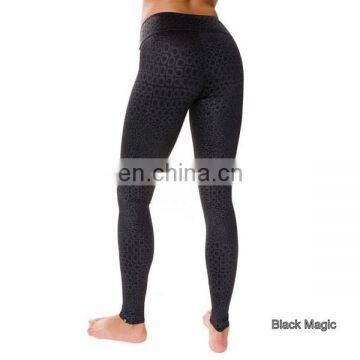 Custom printed gym clothing yoga pants ladies sexi fitness wear