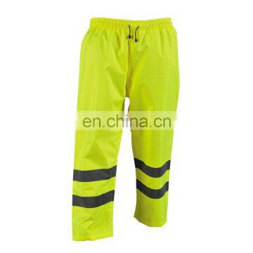 EN ISO20471 colorful waterproof reflective warning safety pants