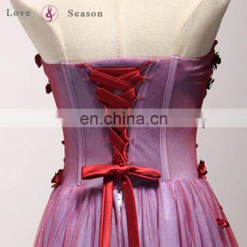 A17CL0022 Sweetheart Japanese Princess Long Evening Dress With Front Slit for Girls Beauty Set photo-4