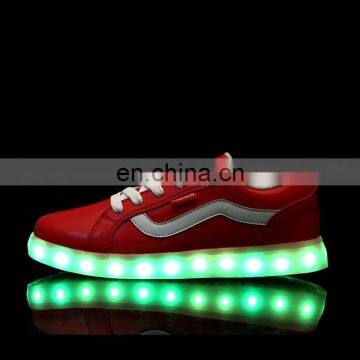 Wholesale New design Mens Womens night club shoes Large Size 46 Rechargeable Light Up LED Shoes Sneakers