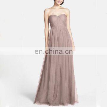 Column Strapless Gown Beautiful Lady Tube Top Dress Women Ladies Long Tube Dress photo-6