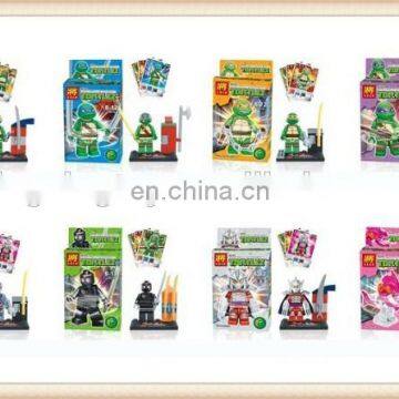 Hot selling plastic brick block toys plastic building