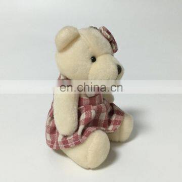 Girl Bear Toy With Skirt Cute Gift CE Plush Keychain photo-4