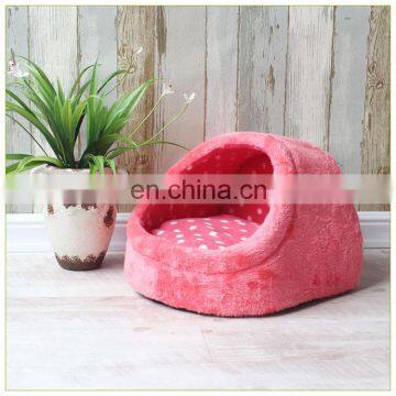 Plush Small Dog Pet Bed Cute Cat House photo-5