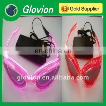 Best seller fashion safety el flashing glasses
