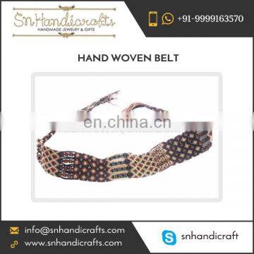 Best Quality Trendy Fashionable Hand Woven Belt for Sale