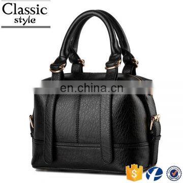 CR Over 11 years experience handbags leather wholesale designer black classical bags for women