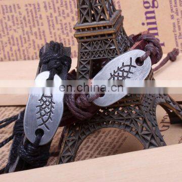 Fashion Handmade Leather Strings Bracelets photo-5