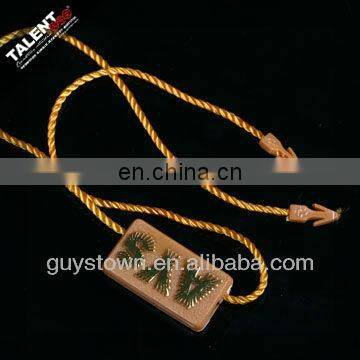 Custom Garment Brand Name Logo String Lock Seal Tag photo-2
