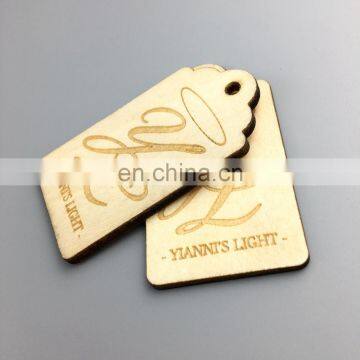 personalized wood hang tag for clothing printing wood hang tags