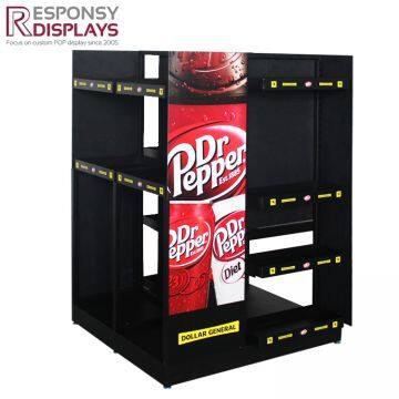 W1041xD966xH1422mm Floor Metal Energy Drink Display Racks photo-3