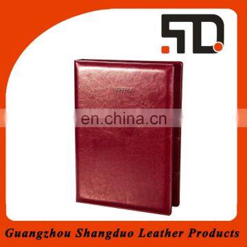 Realiable Quality Custom Logo Handmade Leather Restaurant Menu Holder