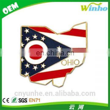 Winho Official Ohio Flag Lapel Pin