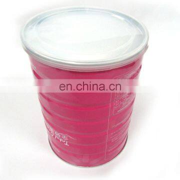 Large Round Tin Patted Bottom Can