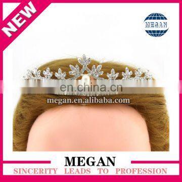 Factory Wholesale Pearl Crystal Wedding Bridal Bulk Princess Rhinestone Tiaras