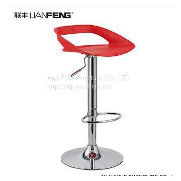 High Swivel PP Plastic Bar Chair With Footrest Bar Furniture