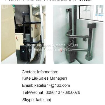 Pneumatic swing out Bus Door System 12V/24V LH/RH for bus and coach,automatic bus door system(POM100)