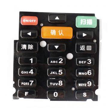 Control Switch Silicone Keypad