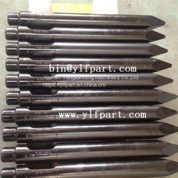 Trenching rock Furukawa hydraulic breaker attachments chisel rod F70,F100,HB05R,HB1G,HB2G