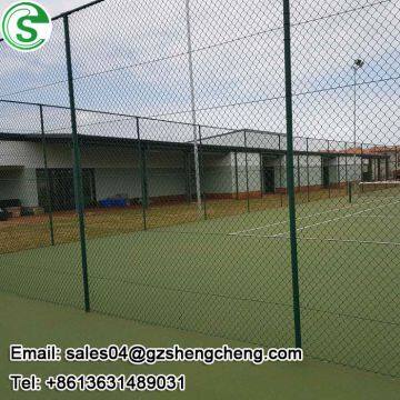 Hot sale pvc coated brown chain link fence for perimeter