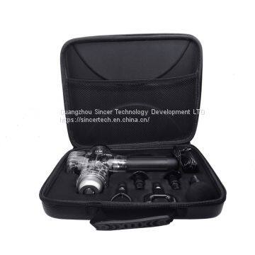 Tranparent Massage Gun for Pain Relief With 6 Massage Heads Brushless Motor photo-5