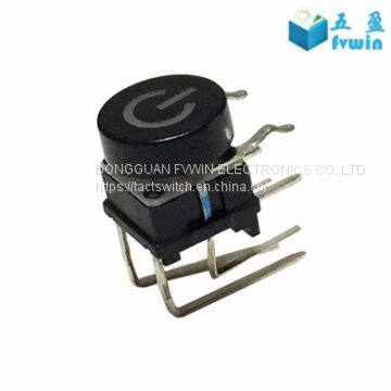 PCB Mount LED Illuminated Right Angle Tact Button Switch photo-3