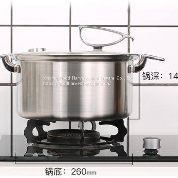 26cm Try-ply Stainless Steel Stock Pot photo-5