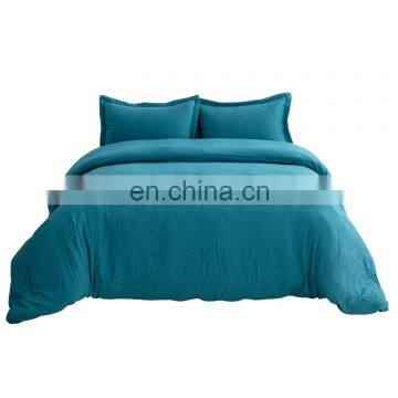 Washed Duvet Cover Set With Zipper Closure Ultra Soft Hypoallergenic Comforter Cover Sets photo-2