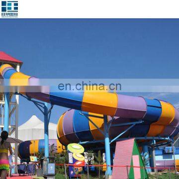 Attractive Outdoor Or Indoor Equipment For Fiberglass Aqua Slide For Amusement Park