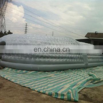 Good quality inflatable air closure clear dome tent,new design transparent inflatable igloo tent,dome event tent