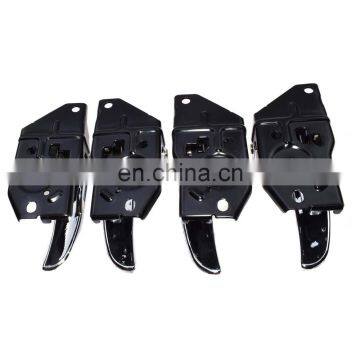 Chrome Front Rear Inside Door Handles Set 4 Pcs For Hyundai 02-05 Sonata New
