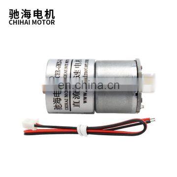 CHR-GM25-310 Low Speed 25mm Carbon Brush 6V High Torque DC Reduction Reversible Motor For DIY photo-2
