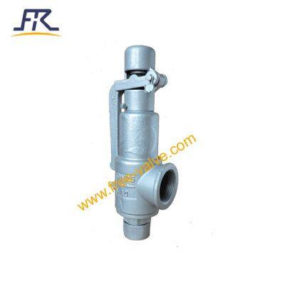 Spring full lift external thread type with lever safety valve for steam