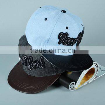 maroon cotton flat brim hiphop custom logo snapback cap