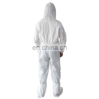 Chemical Food Industry Painting Type 5 6 Disposable Microporous Coveralls photo-2