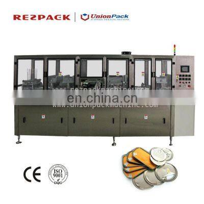 Automatic Pop Can Aluminum Foil Lid Seal Machine