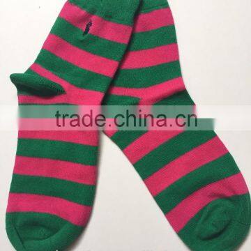 2015 Hot Saling Women Bright-coloured Socks Stripe Sock photo-3