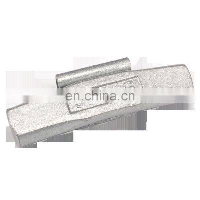 steel clip on wheel balancing weights P style grey coated