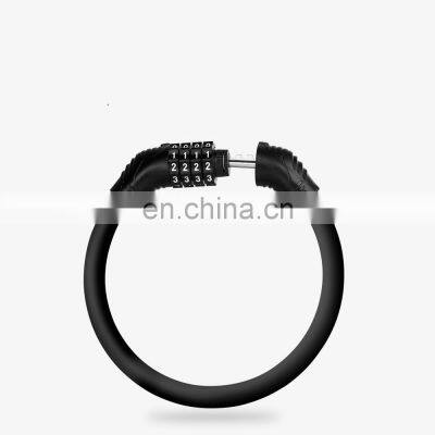 Bicycle Bike Smart Lock Four-Digit Password Anti Theft Lock For Bike Mountain Security Portable Ring Bicycle Accessories photo-3