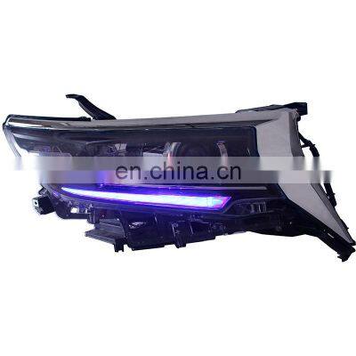 Most popular auto parts Different color Auto Car LED Head Lamp  For Toyota Land Cruiser Prado landcruiser