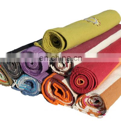 Indian made High Quality cotton eco yoga mat