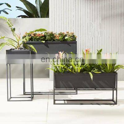 Metal Flower Pots Stand Large Multipurpose Standing Flower Pot Stand