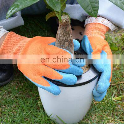 HANDLANDY 13 Gauge Nitrile Coated Gloves Cut Resistant Latex Wrinkle Foam Dipped Adjustable Safety Work Gloves photo-4